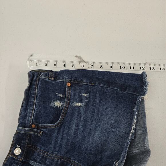 Levi's 501 shorts womens denim size 30 blue 6474 - Picture 5 of 11